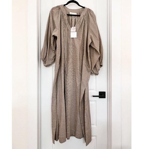Daughters Of India Poet Maxi Dress - Taupe - XL - Picture 5 of 8